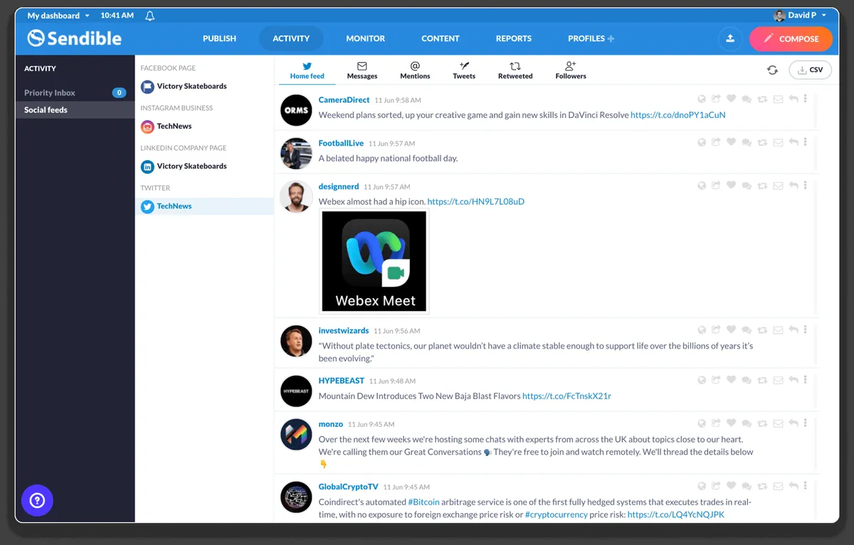 Sendible : test de l'interface de ce logiciel de gestion des réseaux sociaux pour entreprise Sendible : test de l'interface de ce logiciel de gestion des réseaux sociaux pour entreprise