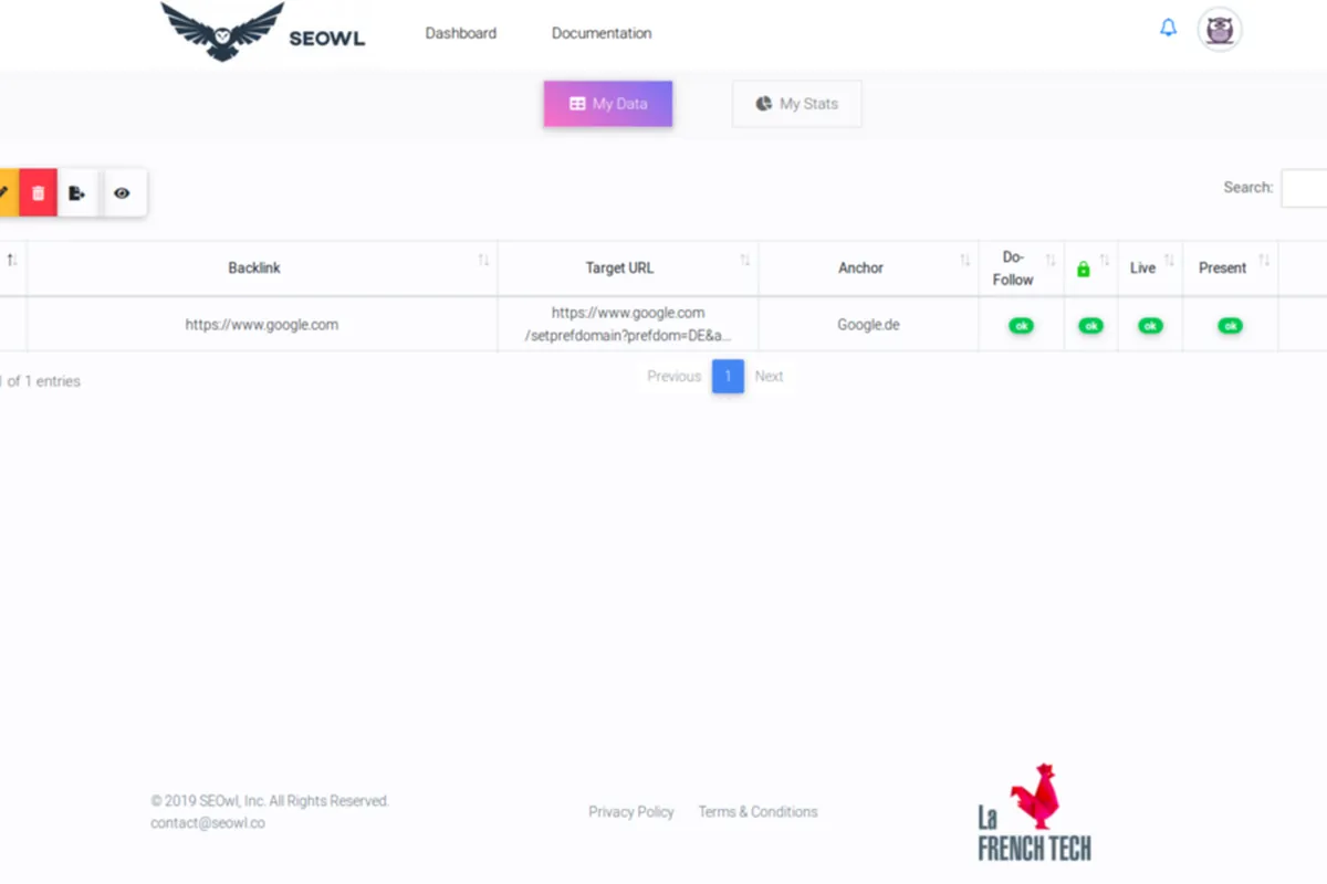 SEOwl : test de l'interface de ce logiciel de référencement sur les moteurs de recherche pour entreprise SEOwl : test de l'interface de ce logiciel de référencement sur les moteurs de recherche pour entreprise