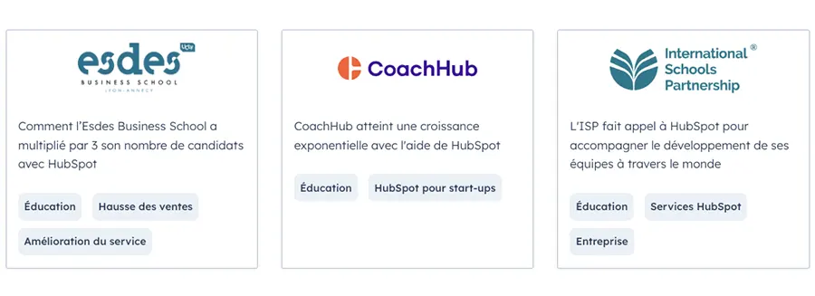Service Hub : les références utilisateurs Service Hub : les références utilisateurs