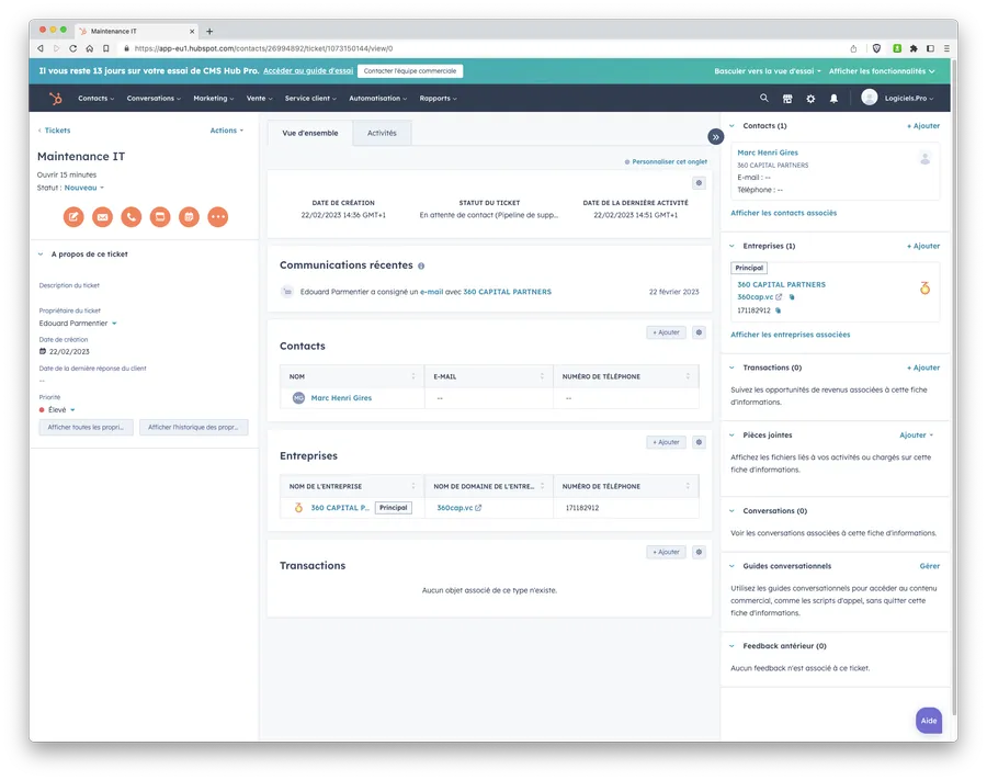 Service Hub : fonction - support omnicanal Service Hub : fonction - support omnicanal