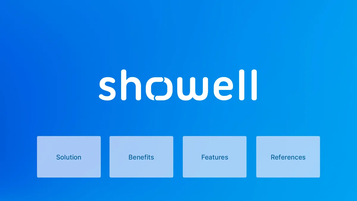 Showell : test de l'interface de ce logiciel d'activation des ventes pour entreprise Showell : test de l'interface de ce logiciel d'activation des ventes pour entreprise