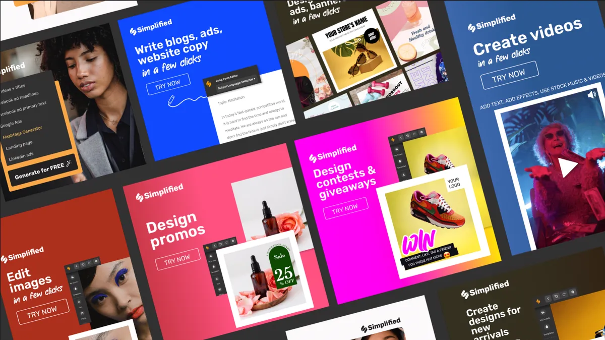 Simplified : test de l'interface de ce logiciel de marketing par IA pour entreprise