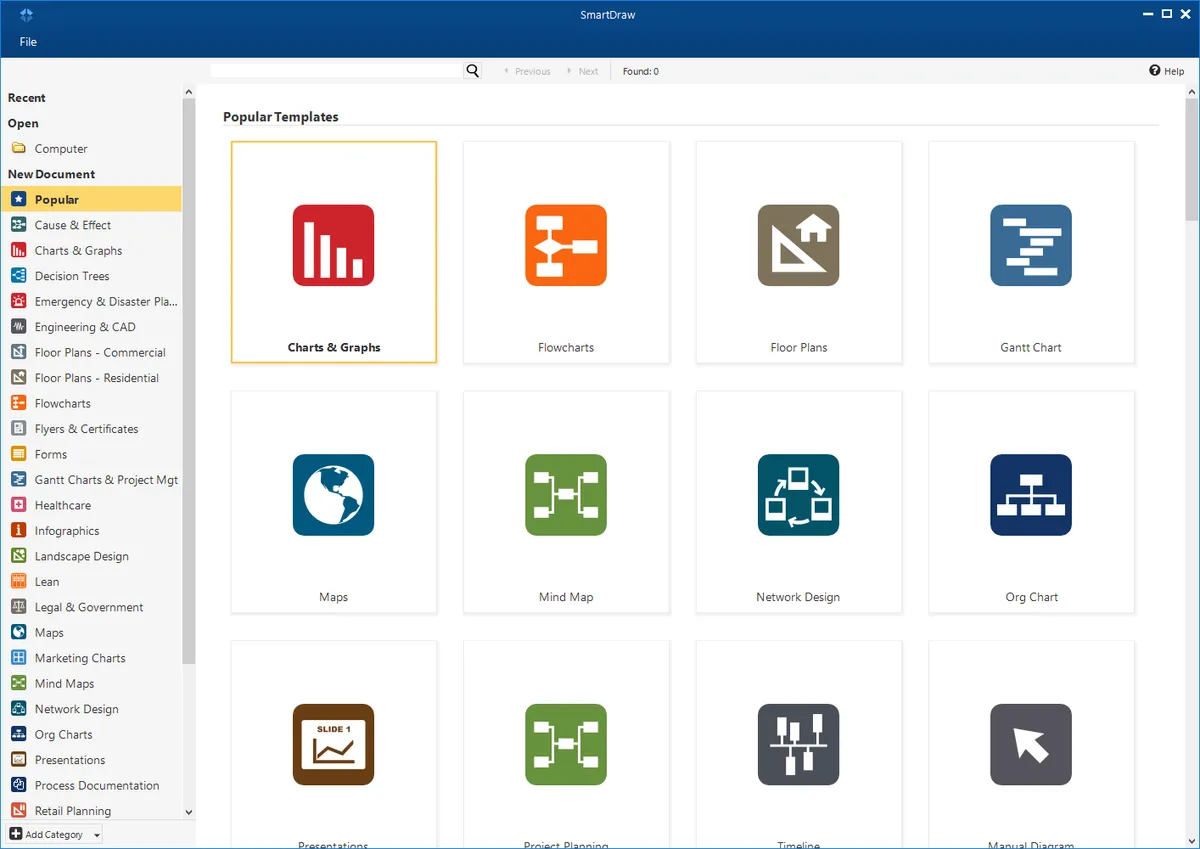 Smartdraw : test de l'interface de ce logiciel pour architecte pour entreprise Smartdraw : test de l'interface de ce logiciel pour architecte pour entreprise