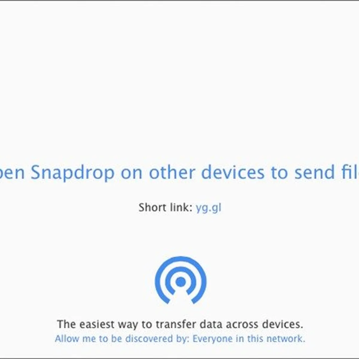 Snapdrop : test de l'interface de ce logiciel de transfert de fichiers pour entreprise