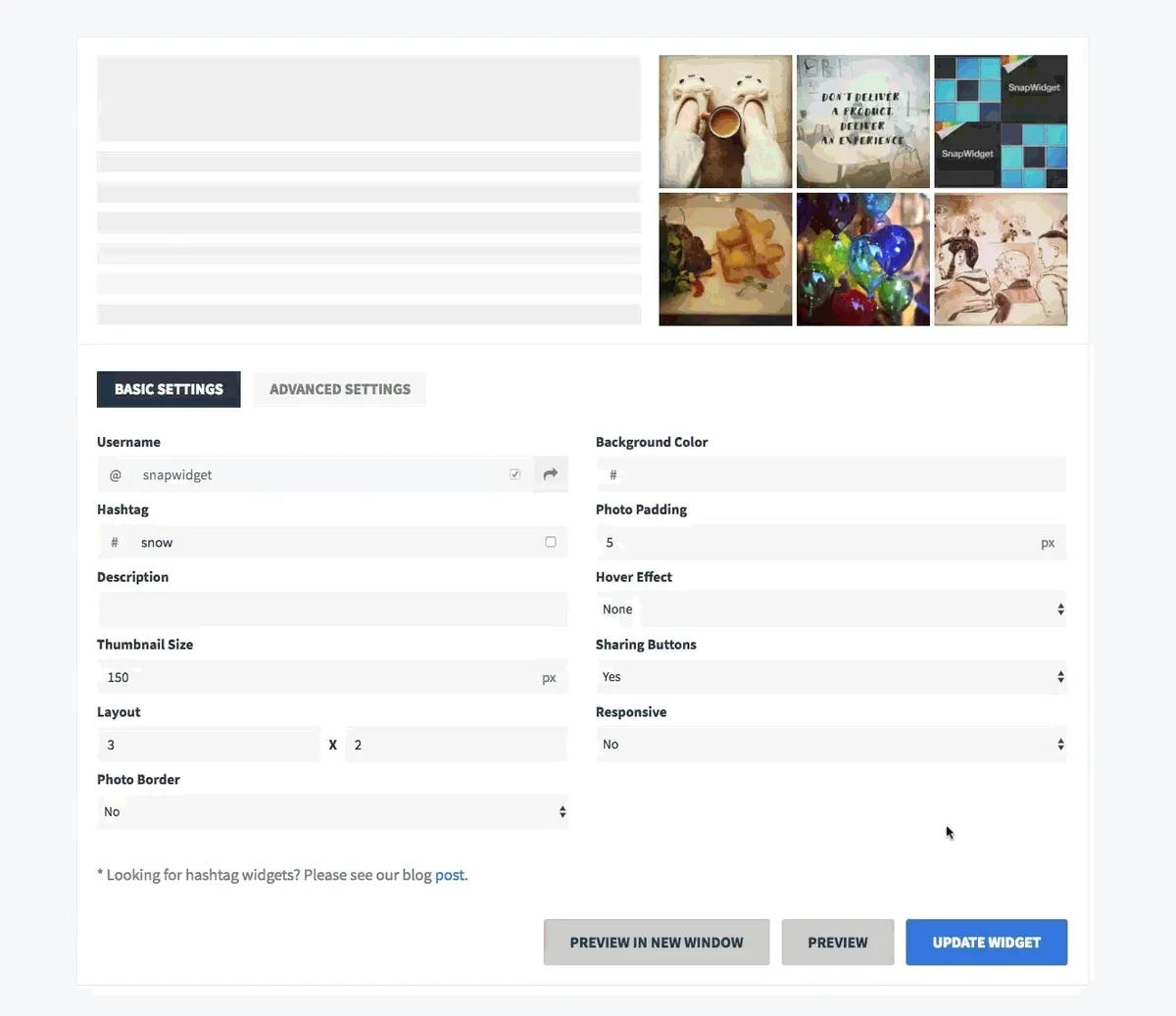 SnapWidget : test de l'interface de ce logiciel d'optimisation de site web pour entreprise SnapWidget : test de l'interface de ce logiciel d'optimisation de site web pour entreprise