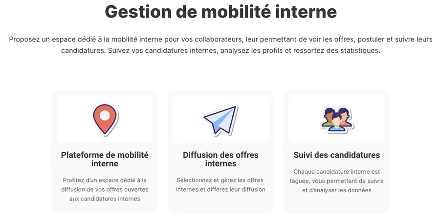 Softy : fonctionnalités gestion de la mobilité interne