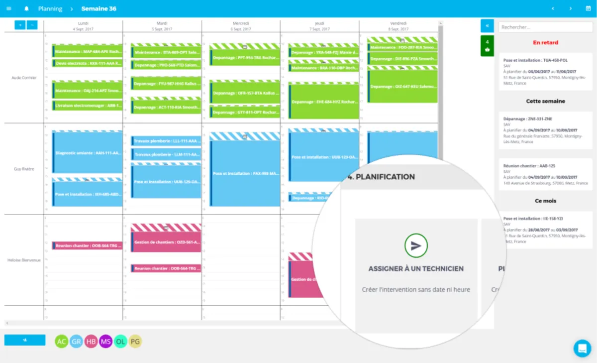 Solitech : test de l'interface de ce logiciel de gestion des interventions et tournées sur le terrain pour entreprise