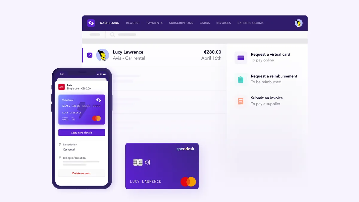 Spendesk : test de l'interface de ce logiciel de notes de frais / dépenses professionnelles pour entreprise Spendesk : test de l'interface de ce logiciel de notes de frais / dépenses professionnelles pour entreprise