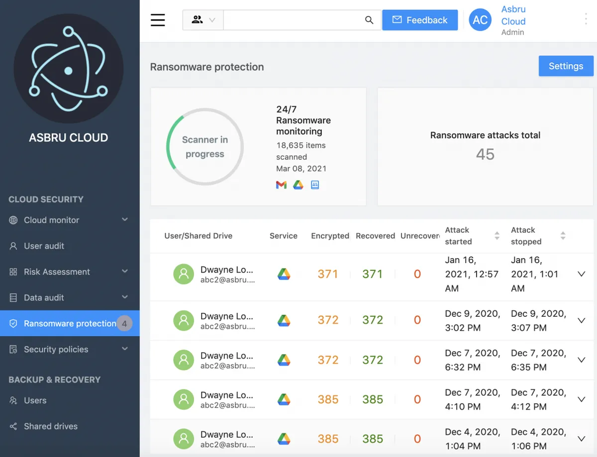 Spinbackup : test de l'interface de ce logiciel de reprise après sinistre pour entreprise Spinbackup : test de l'interface de ce logiciel de reprise après sinistre pour entreprise