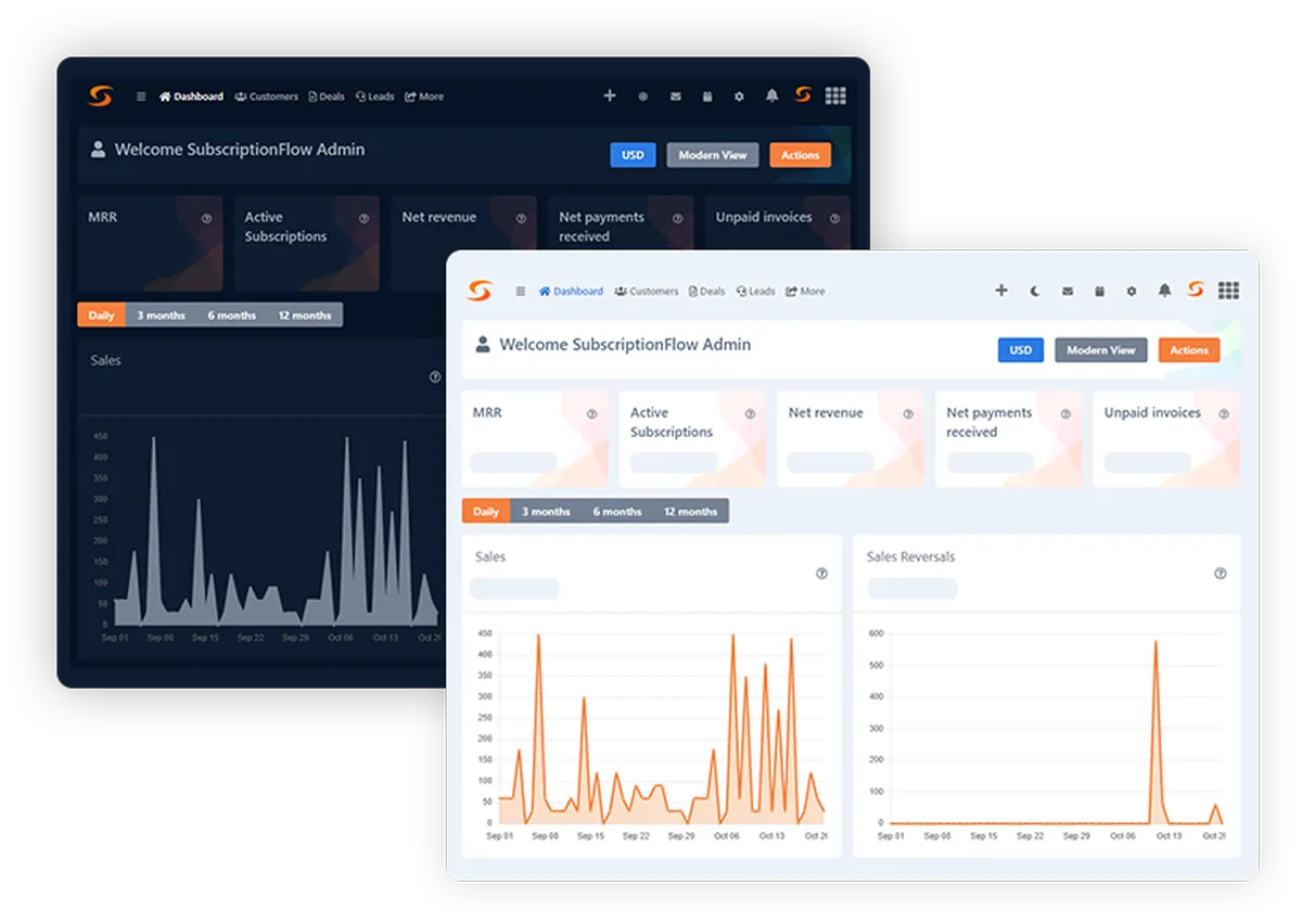 SubscriptionFlow : test de l'interface de ce logiciel de facturation récurrente / abonnements pour entreprise SubscriptionFlow : test de l'interface de ce logiciel de facturation récurrente / abonnements pour entreprise