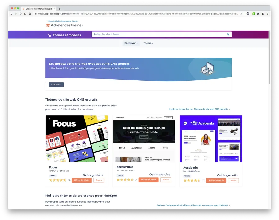 Suite CRM de HubSpot : le CMS Hub Suite CRM de HubSpot : le CMS Hub