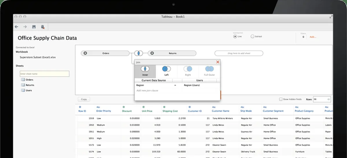 Tableau : test de l'interface de ce logiciel de tableau de bord pour entreprise Tableau : test de l'interface de ce logiciel de tableau de bord pour entreprise