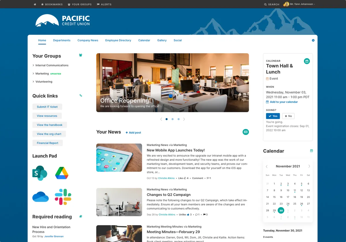 ThoughtFarmer : test de l'interface de ce logiciel Intranet / Extranet pour entreprise ThoughtFarmer : test de l'interface de ce logiciel Intranet / Extranet pour entreprise