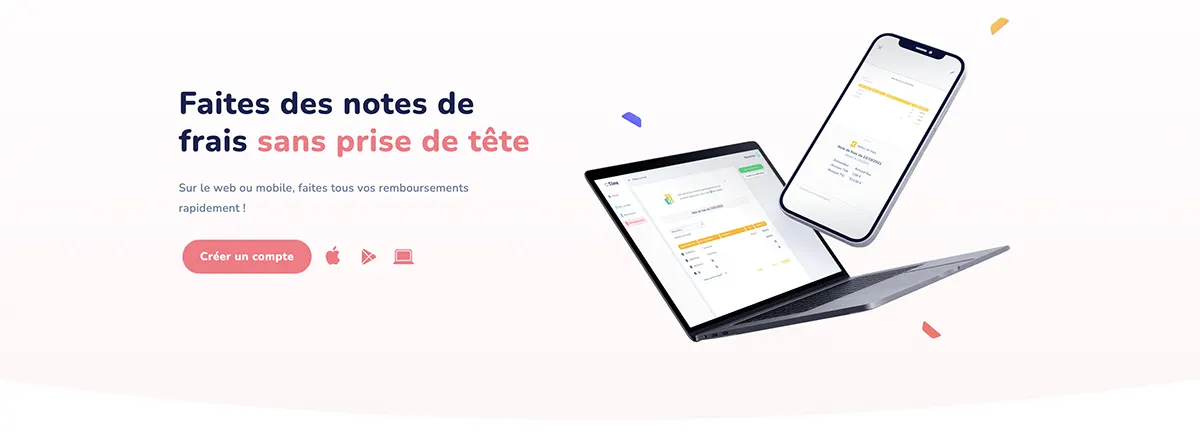 tiime fonctionnalites notes de frais
