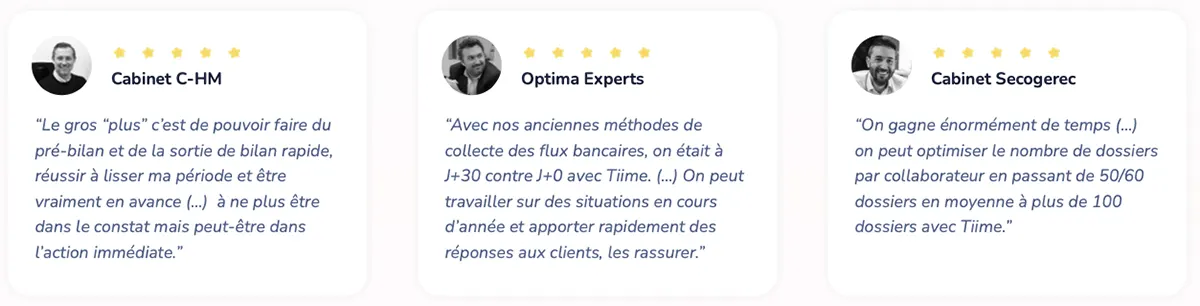 Tiime : Références utilisateurs