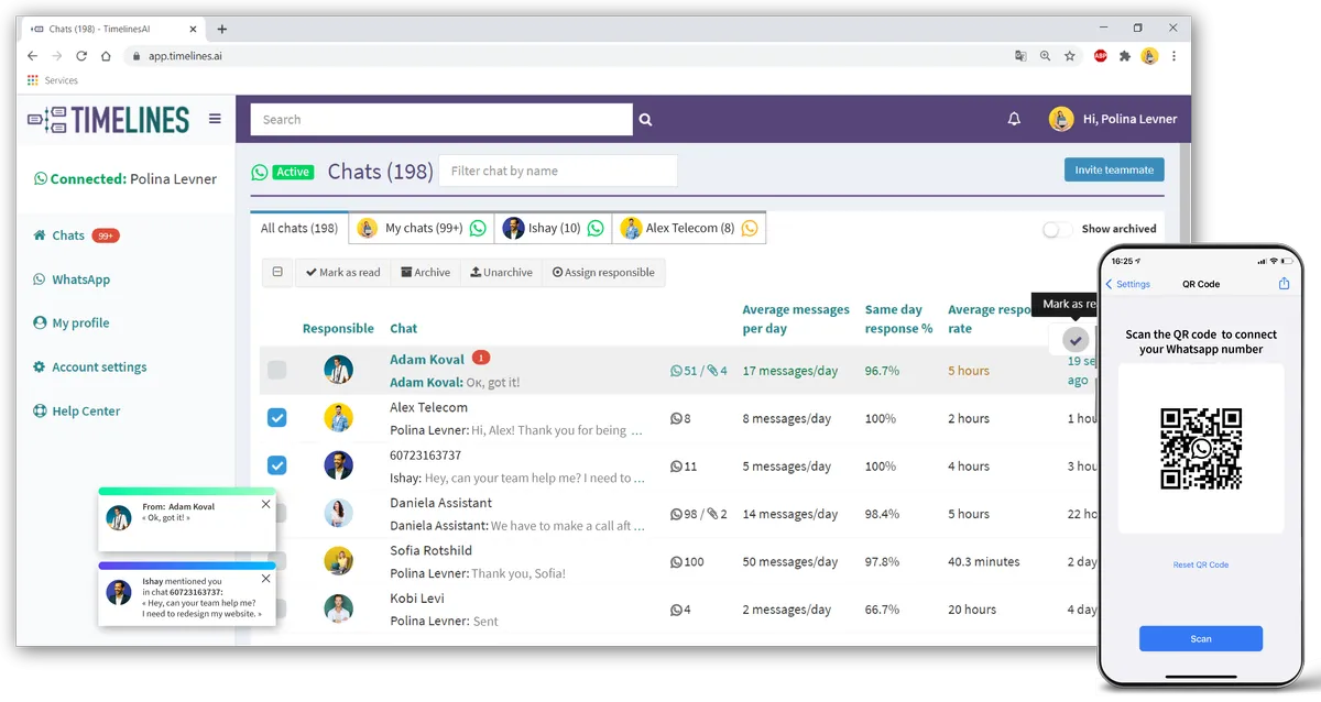 TimelinesAI : test de l'interface de ce progiciel pour entreprise TimelinesAI : test de l'interface de ce progiciel pour entreprise
