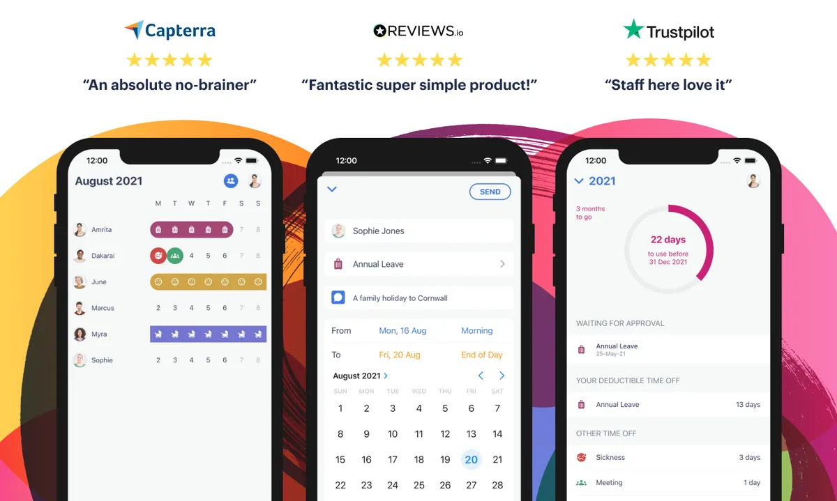 Timetastic : test de l'interface de ce logiciel de gestion des présences / absences / congés pour entreprise