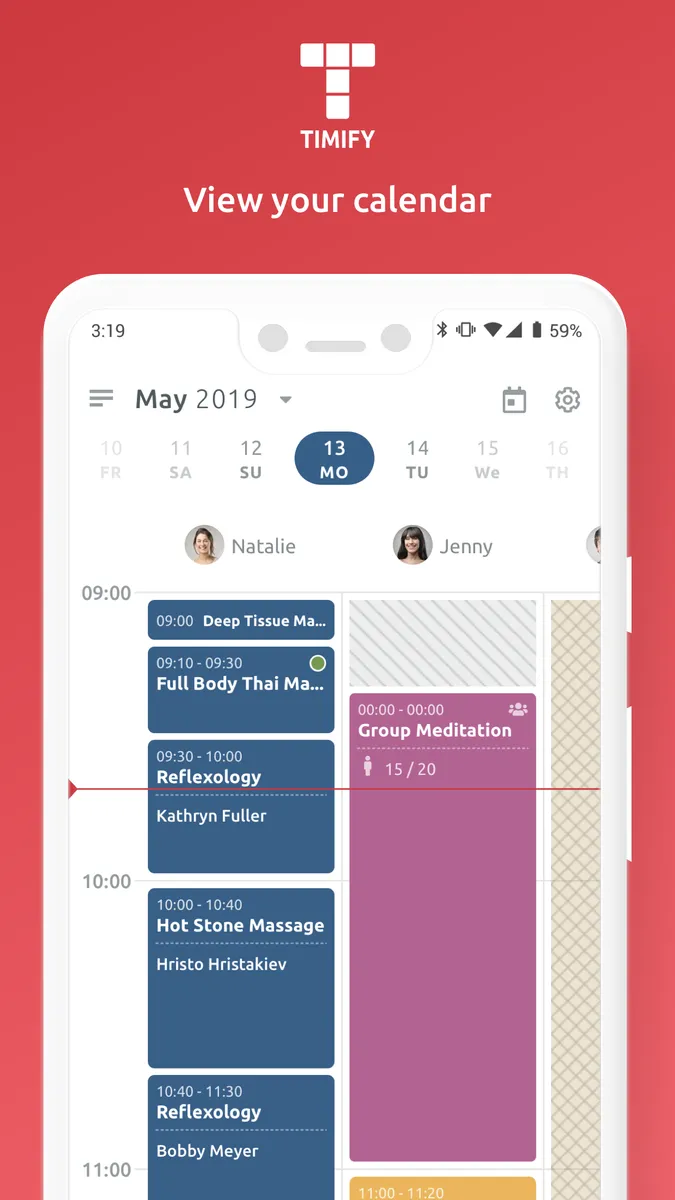 TIMIFY : test de l'interface de ce logiciel de prise de rendez-vous en ligne pour entreprise