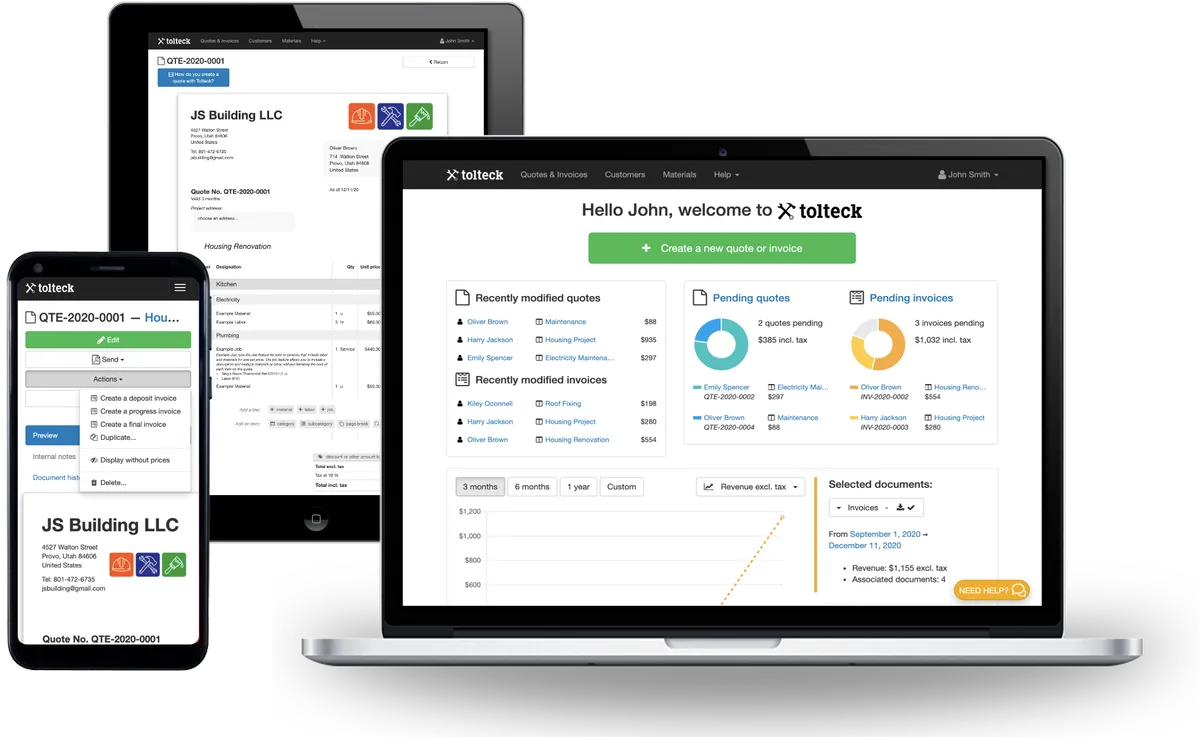 Tolteck : test de l'interface de ce logiciel pour artisans Chantiers / Construction / BTP pour entreprise Tolteck : test de l'interface de ce logiciel pour artisans Chantiers / Construction / BTP pour entreprise