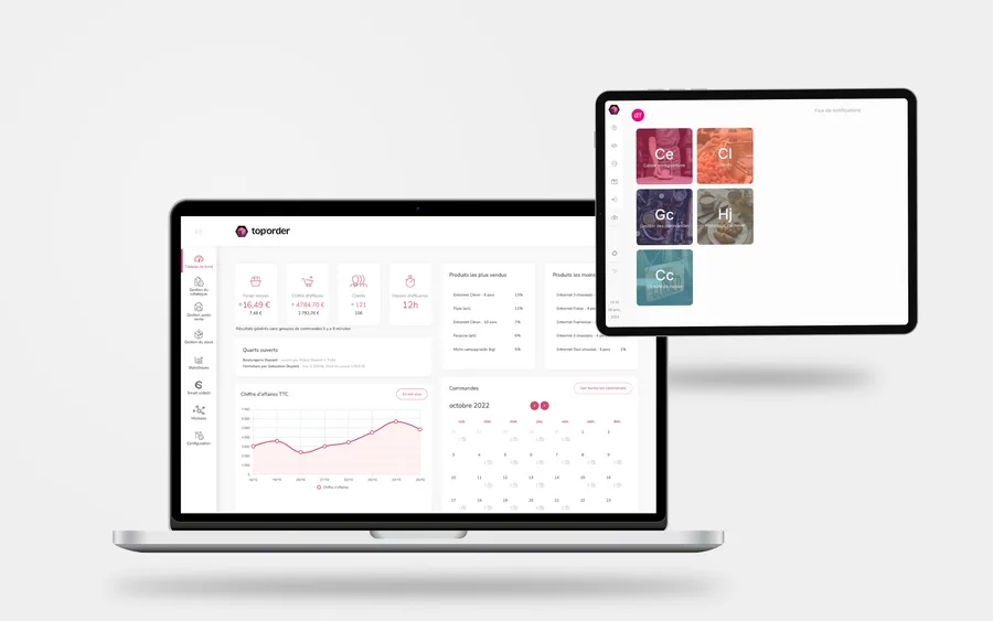 Toporder : interface
