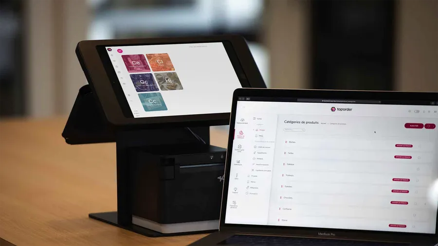 Toporder : produit caisse