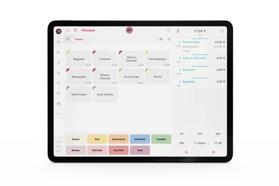 Toporder : produit tablette