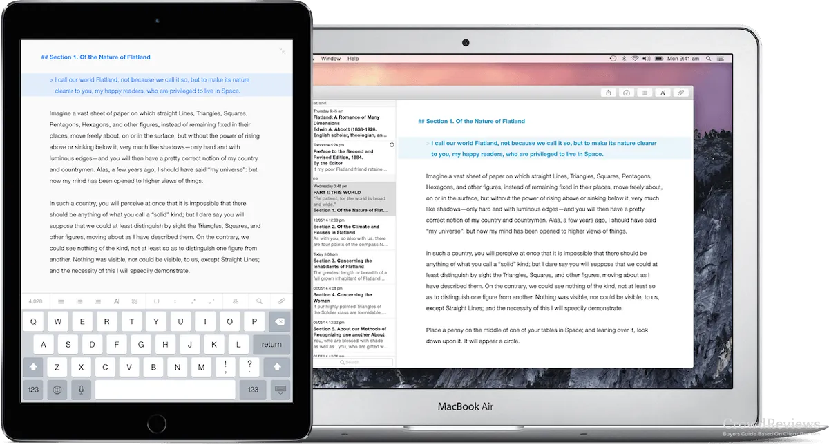 Ulysses : test de l'interface de ce éditeur de texte pour entreprise Ulysses : test de l'interface de ce éditeur de texte pour entreprise