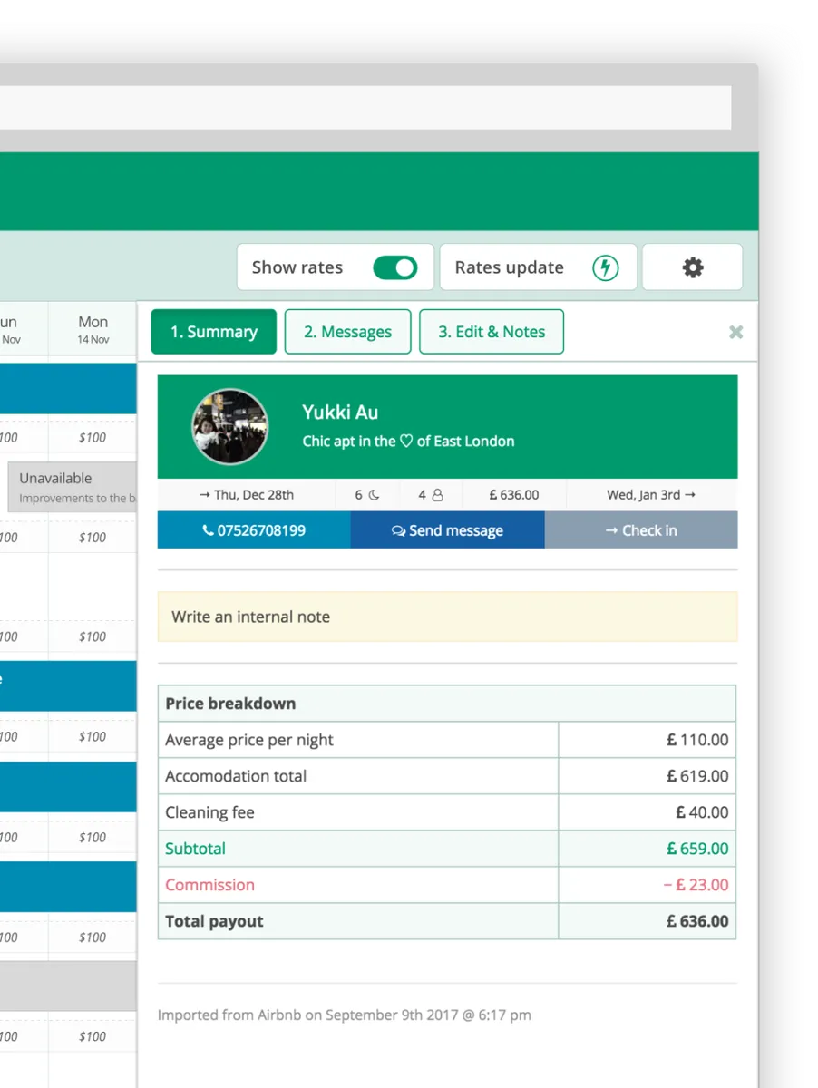 Uplisting : test de l'interface de ce logiciel pour location de vacances pour entreprise