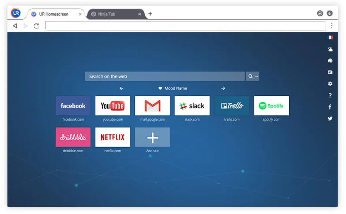 UR Browser : test de l'interface de ce navigateur web pour entreprise UR Browser : test de l'interface de ce navigateur web pour entreprise