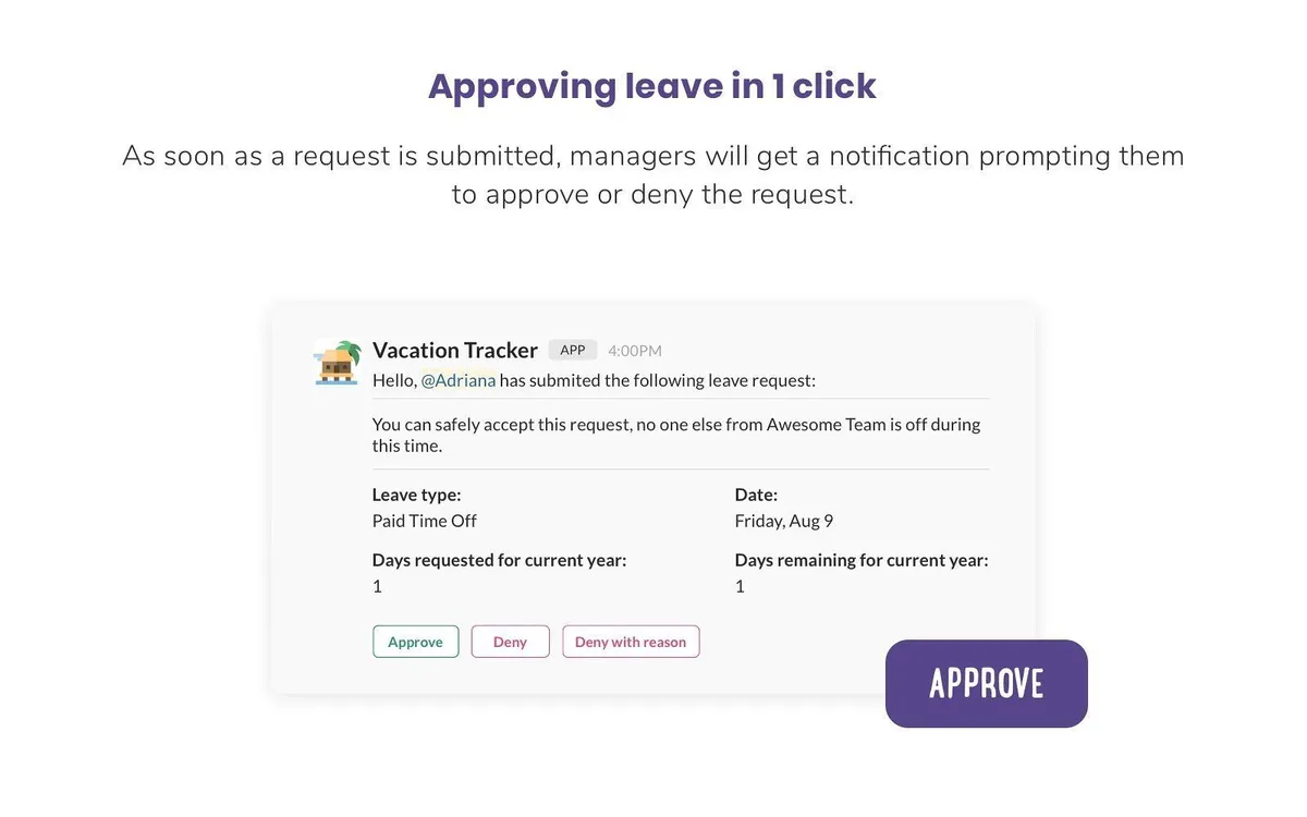 Vacation Tracker : test de l'interface de ce logiciel de travail à distance pour entreprise Vacation Tracker : test de l'interface de ce logiciel de travail à distance pour entreprise