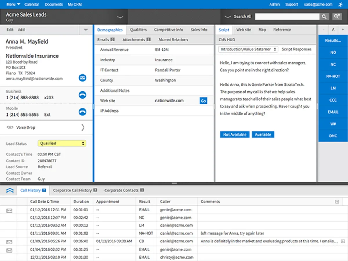 VanillaSoft Lead Management : test de l'interface de ce logiciel de numérotation automatique / prédictive pour entreprise VanillaSoft Lead Management : test de l'interface de ce logiciel de numérotation automatique / prédictive pour entreprise