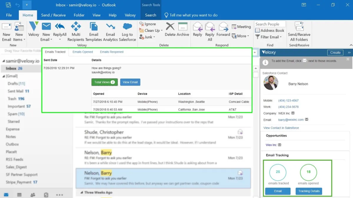 Veloxy : test de l'interface de ce logiciel de ventes par IA pour entreprise