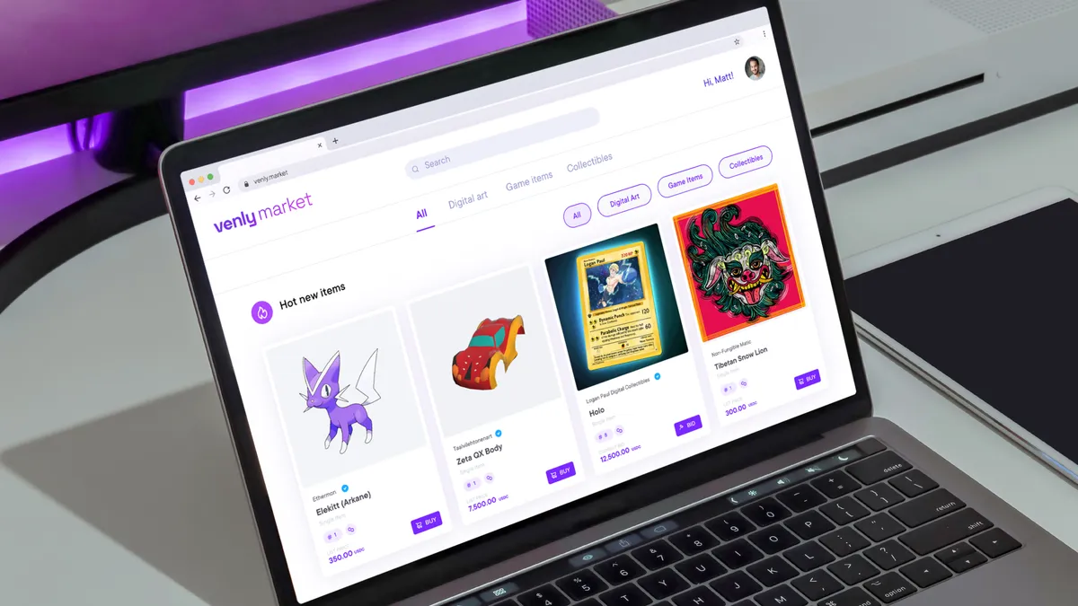 Venly : test de l'interface de cette plateforme blockchain pour entreprise