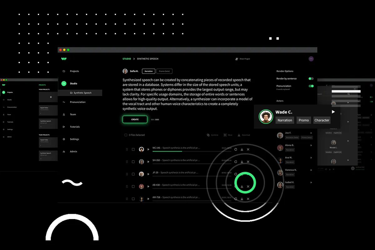 Wellsaid : test de l'interface de ce générateur de voix par IA pour entreprise Wellsaid : test de l'interface de ce générateur de voix par IA pour entreprise