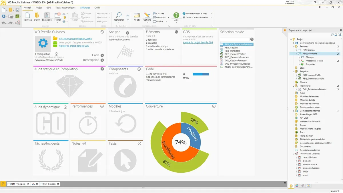Windev : test de l'interface de ce logiciel de développement pour entreprise Windev : test de l'interface de ce logiciel de développement pour entreprise