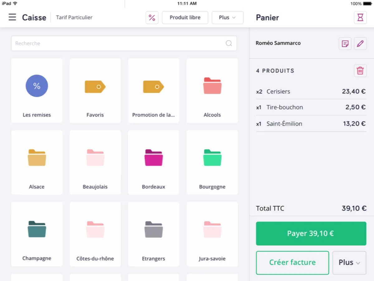 Wino : test de l'interface de ce logiciel pour commerce alimentaire pour entreprise Wino : test de l'interface de ce logiciel pour commerce alimentaire pour entreprise