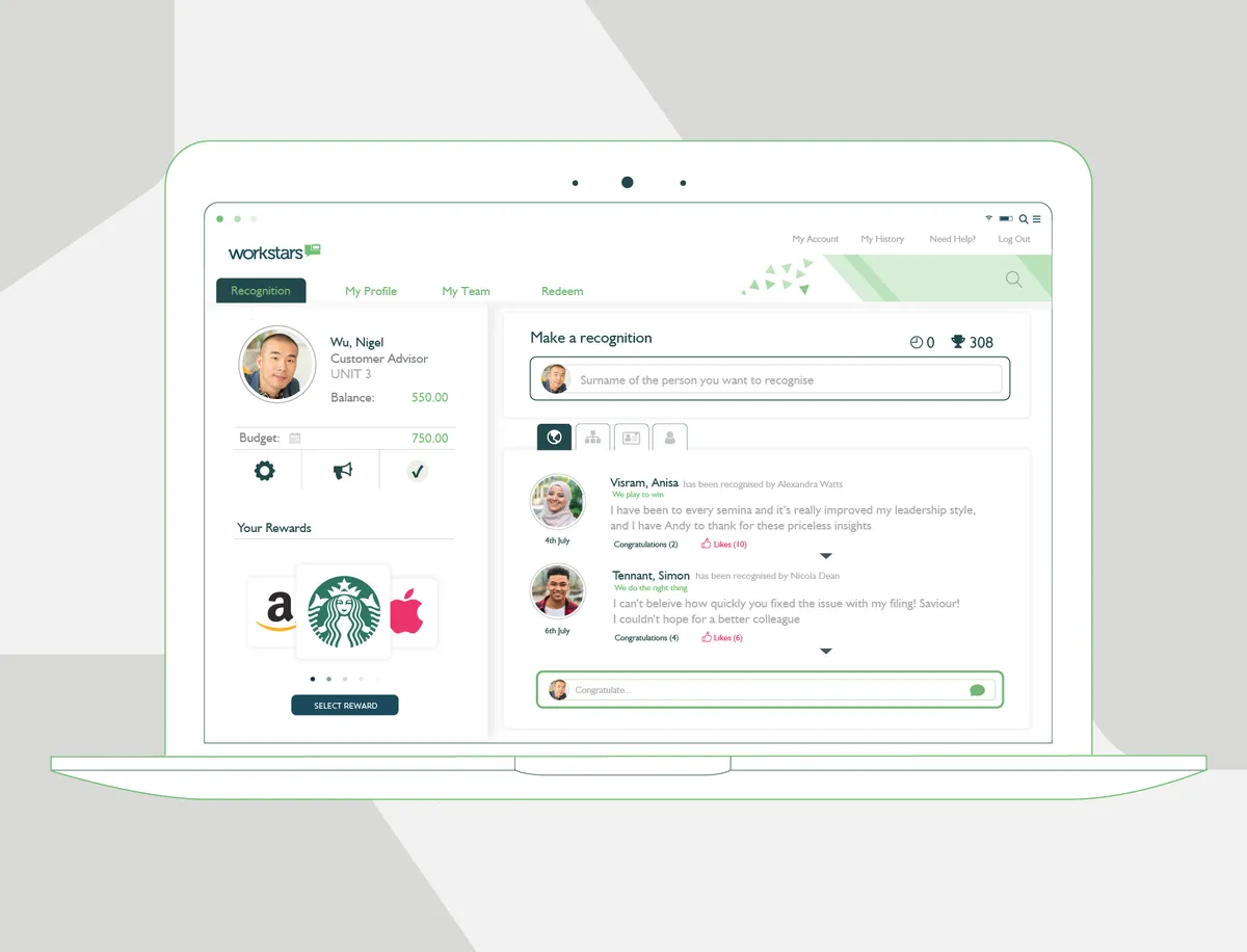 Workstars : test de l'interface de ce logiciel de reconnaissance des employés pour entreprise Workstars : test de l'interface de ce logiciel de reconnaissance des employés pour entreprise