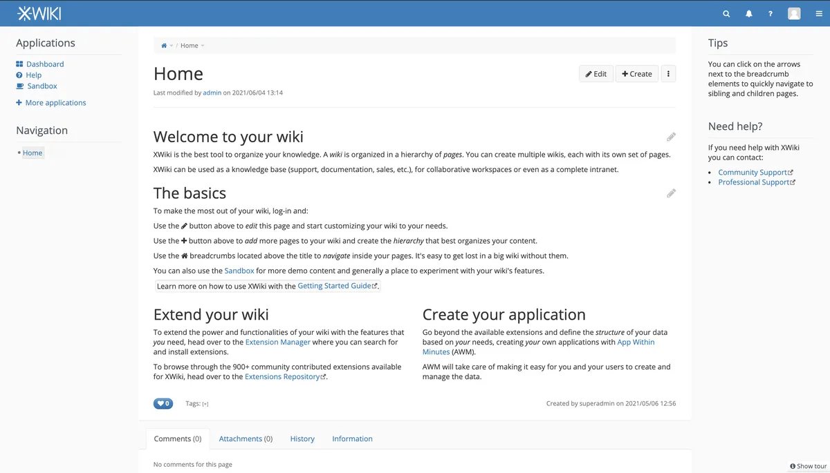 Xwiki : test de l'interface de ce logiciel de wiki pour entreprise Xwiki : test de l'interface de ce logiciel de wiki pour entreprise
