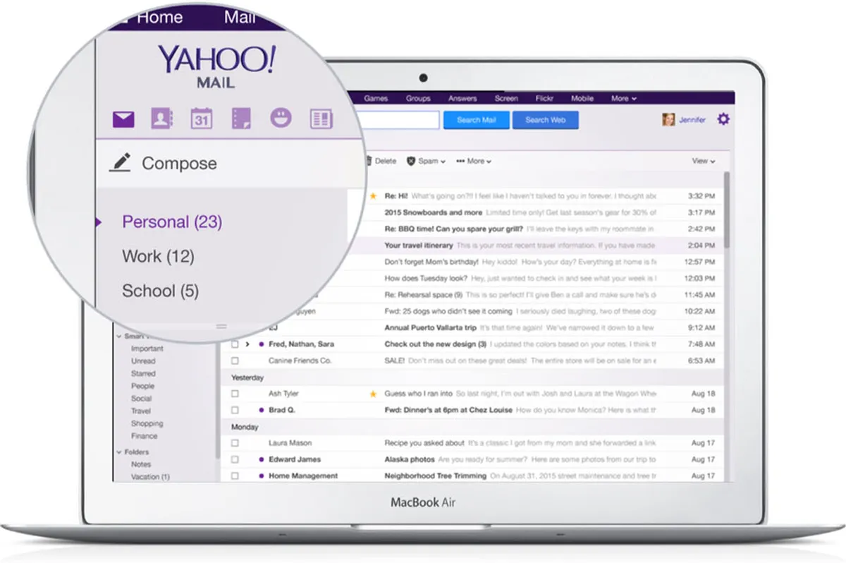 Yahoo Mail : test de l'interface de cette messagerie électronique / Webmail pour entreprise Yahoo Mail : test de l'interface de cette messagerie électronique / Webmail pour entreprise
