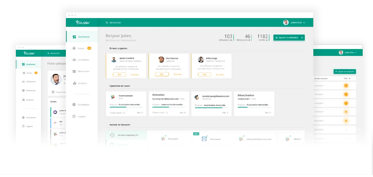 Youzer : test de l'interface de ce logiciel de gestion des identités et des accès pour entreprise Youzer : test de l'interface de ce logiciel de gestion des identités et des accès pour entreprise