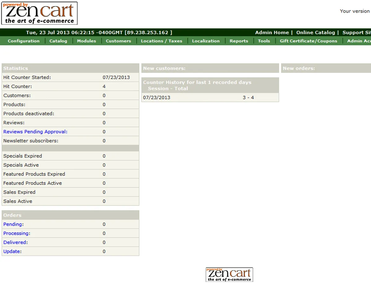 Zen Cart : test de l'interface de ce logiciel de panier d'achat pour entreprise Zen Cart : test de l'interface de ce logiciel de panier d'achat pour entreprise