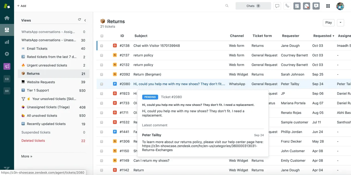 Zendesk : test de l'interface de ce logiciel helpdesk pour entreprise Zendesk : test de l'interface de ce logiciel helpdesk pour entreprise
