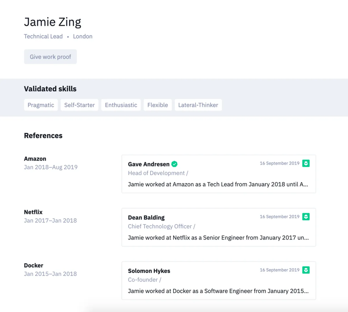 Zinc : test de l'interface de ce logiciel de vérification des références / antécédents professionnels pour entreprise Zinc : test de l'interface de ce logiciel de vérification des références / antécédents professionnels pour entreprise