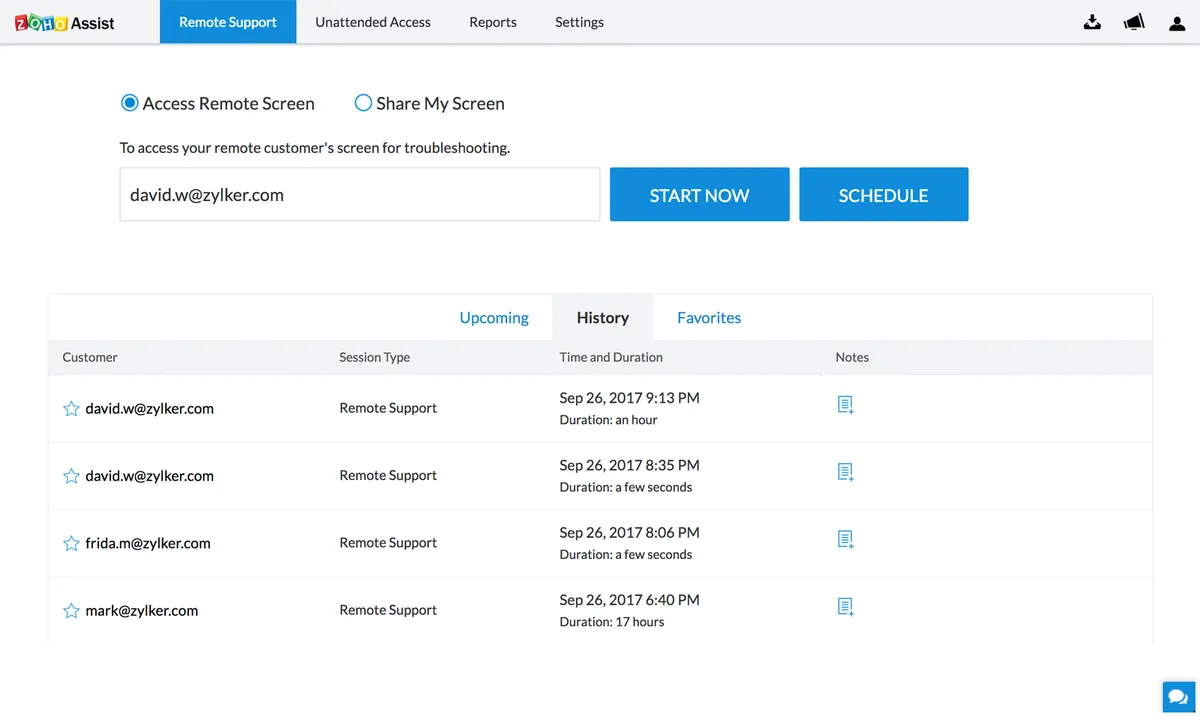 Zoho Assist : test de l'interface de ce logiciel de bureau à distance pour entreprise Zoho Assist : test de l'interface de ce logiciel de bureau à distance pour entreprise
