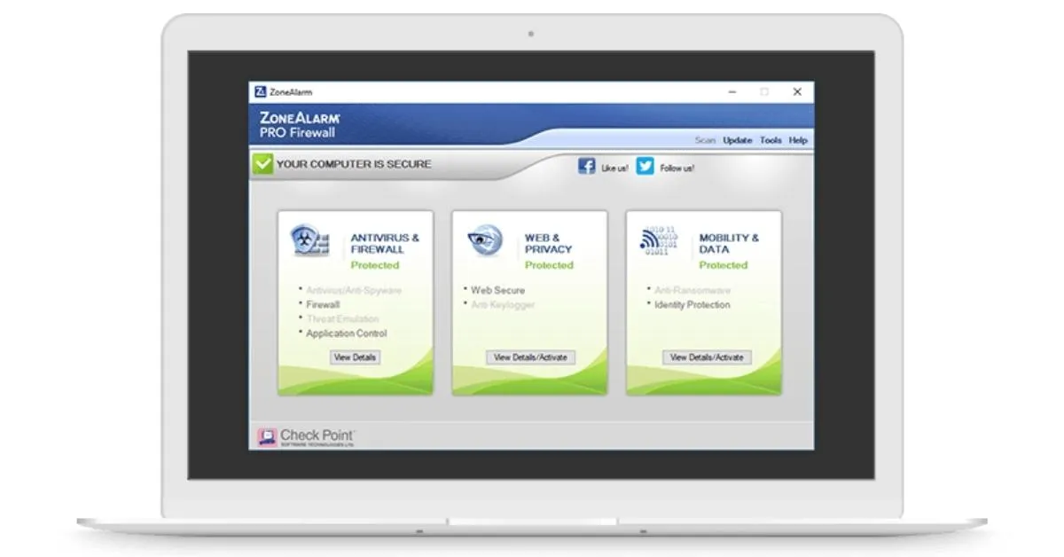 ZoneAlarm Firewall : test de l'interface de ce logiciel de pare-feu pour entreprise ZoneAlarm Firewall : test de l'interface de ce logiciel de pare-feu pour entreprise